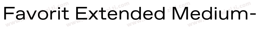 Favorit Extended Medium字体转换